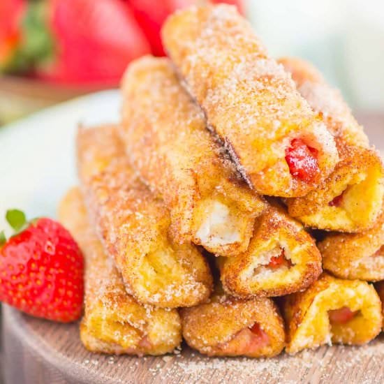 French Toast Roll Ups