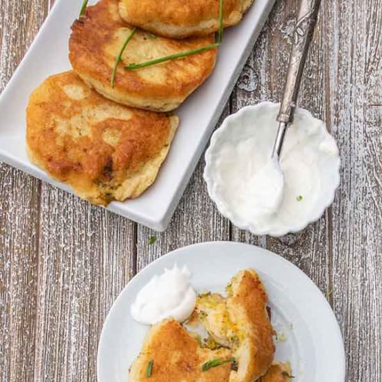 Gluten-Free Stuffed Potato Cakes