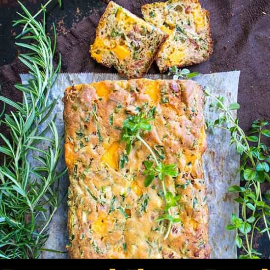 Gluten-Free Bacon and Cheese Bread