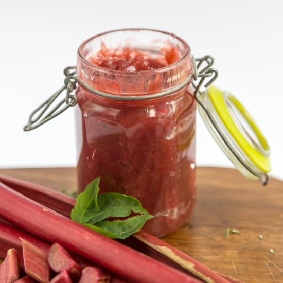 Easy Refrigerator Rhubarb Jam