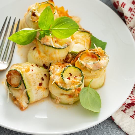 Zucchini Lasagna Rolls