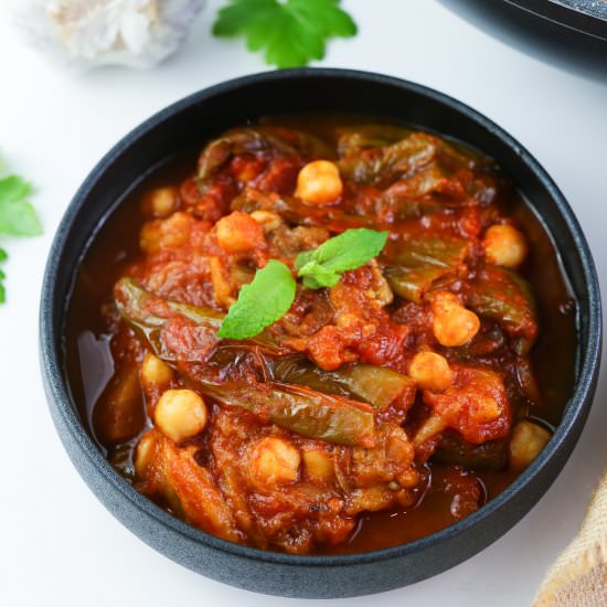 Lebanese Moussaka w Green Peppers
