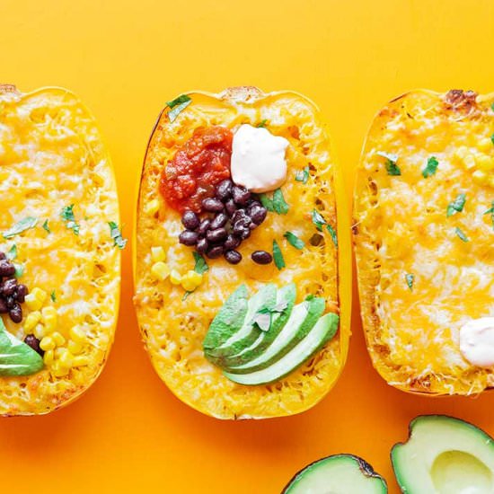 Spaghetti Squash Burrito Bowls
