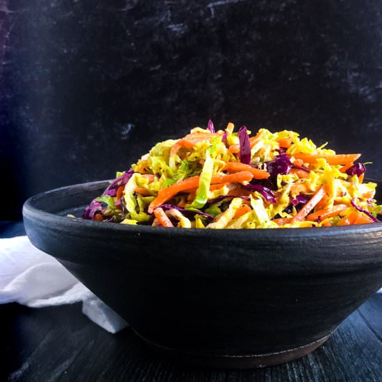Brussels Sprouts Coleslaw