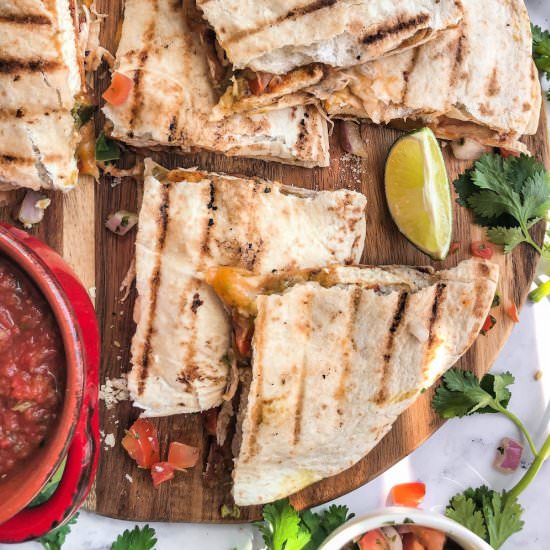 Tex-Mex Grilled Tofu Quesadillas