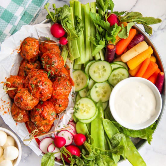 Buffalo Chicken Meatballs