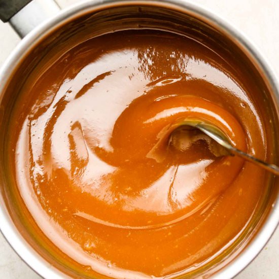soy sauce caramel (dairy free)