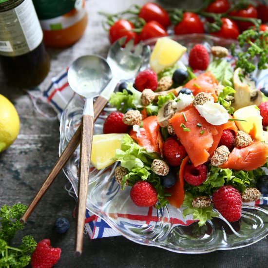 Lollo Bianco Salad with smoked Wild