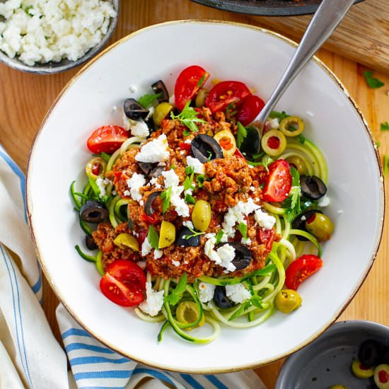 Greek-Style Turkey Bolognese