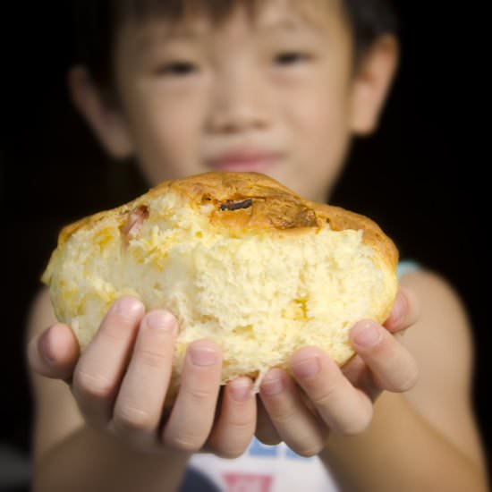 Ham & Cheese Bread Rolls