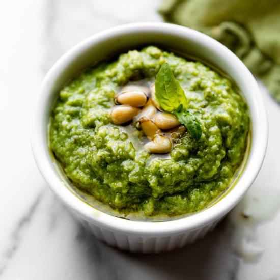Homemade Basil Pesto