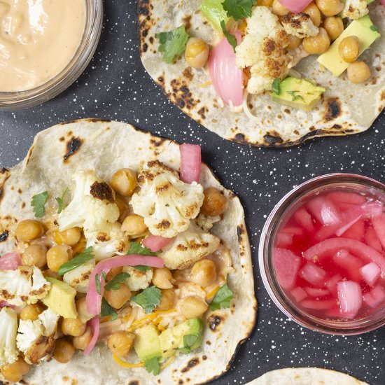Roasted Cauliflower Tacos