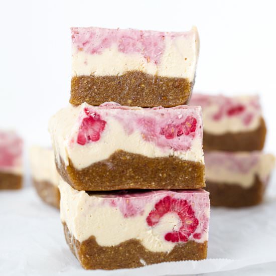 Lemon Raspberry Cheesecake Bars