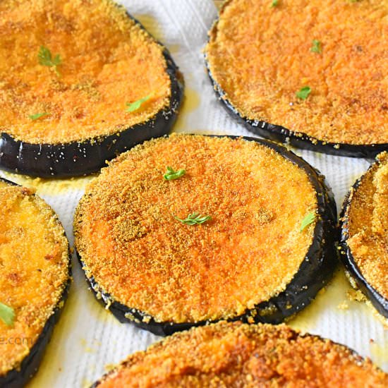 Brinjal Rava Fry | Eggplant Fry