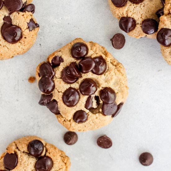 Almond Butter Chocolate Chip Cookie