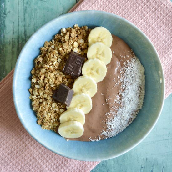 Chocolate & Coconut Breakfast Bowl