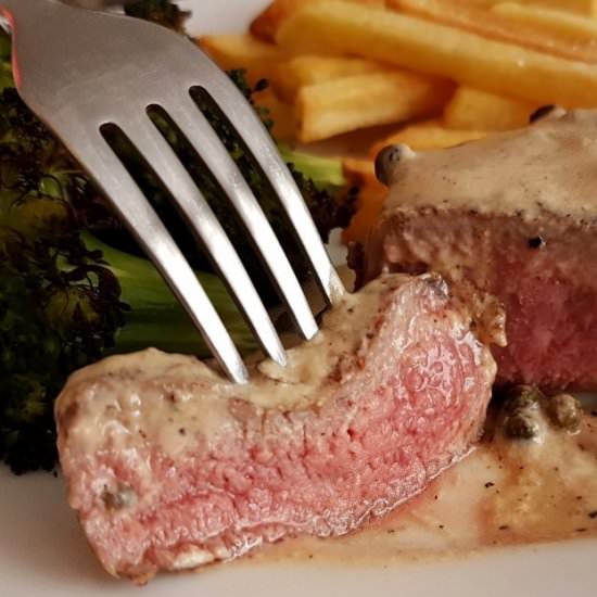 Steak au Poivre