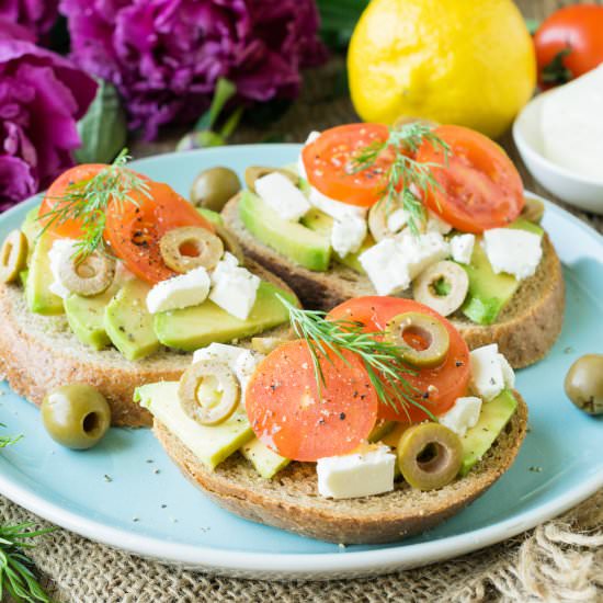 Avocado Sandwiches