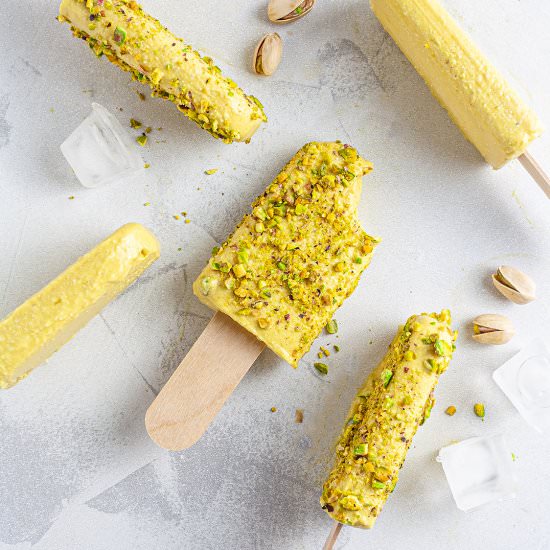 Vegan Mango Malai Kulfi