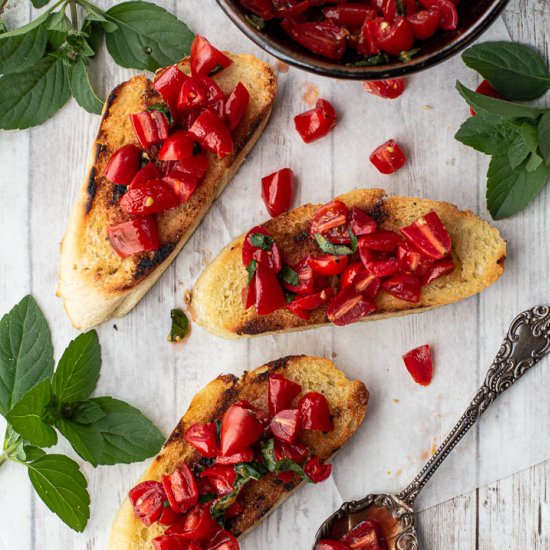 Best Fresh Tomato Bruschetta