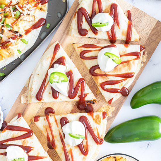 Pineapple Chicken Quesadilla