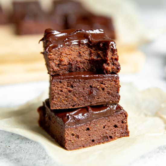 Fudgy Zucchini Brownies (Healthy!)