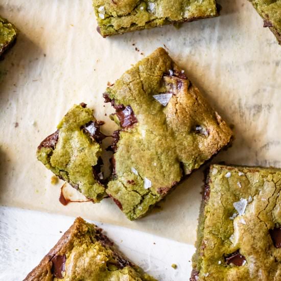 Matcha Blondies