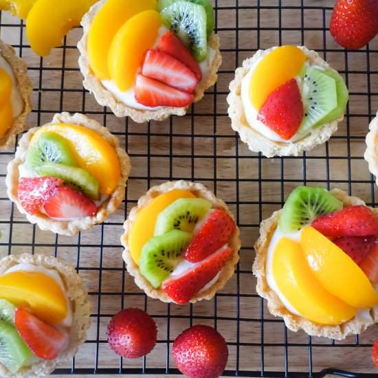summer fruit tart