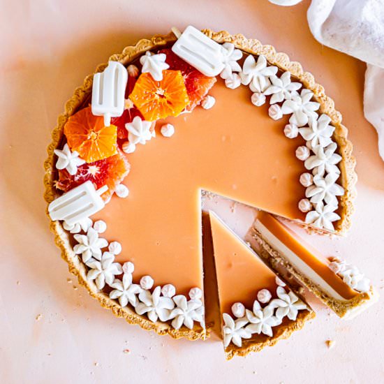 Summer Creamsicle Tart (GF + V)