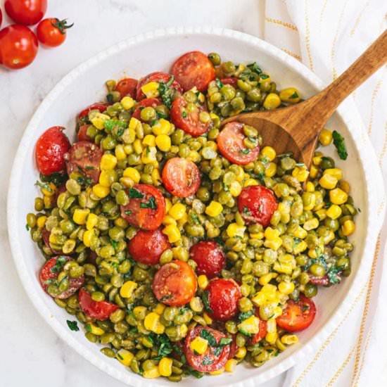 Summer Split Pea Salad (Vegan)