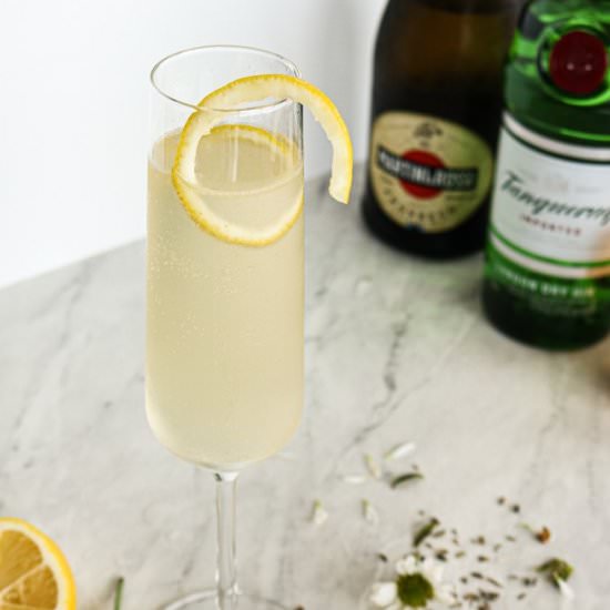 Lavender French 75 Cocktail