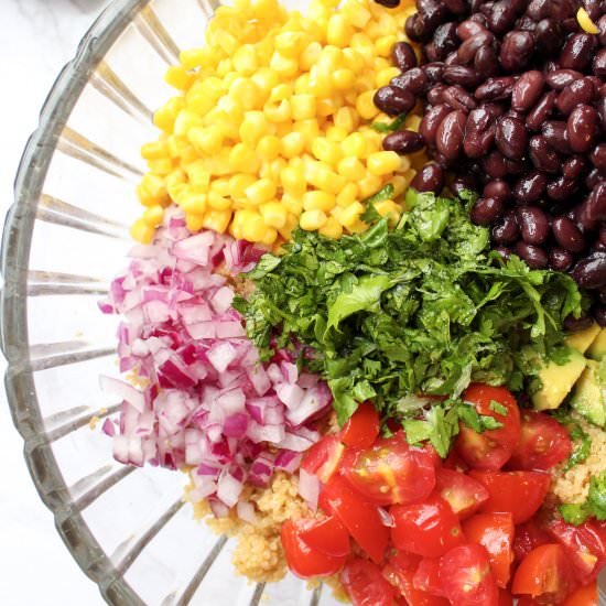 Southwest quinoa salad