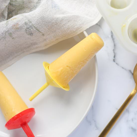 2-Ingredient Greek Yogurt Popsicles