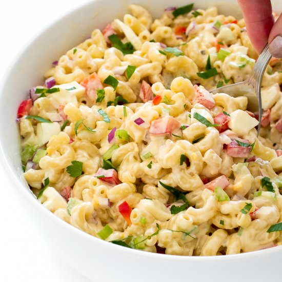 The BEST Macaroni Salad Recipe