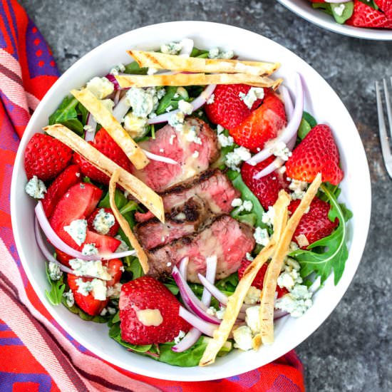 Steak and Strawberry Salad
