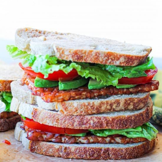 Vegan BLT Sandwiches