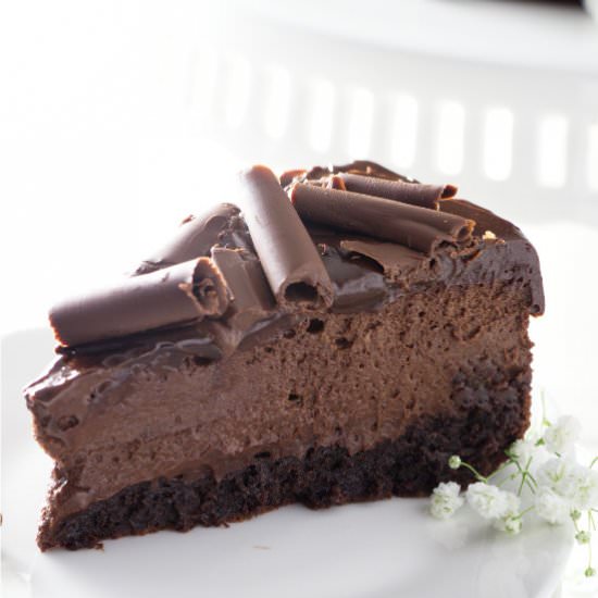 Triple Chocolate Brownie Cheesecake