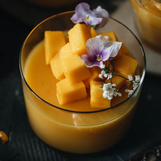 Vegan Mango Pudding