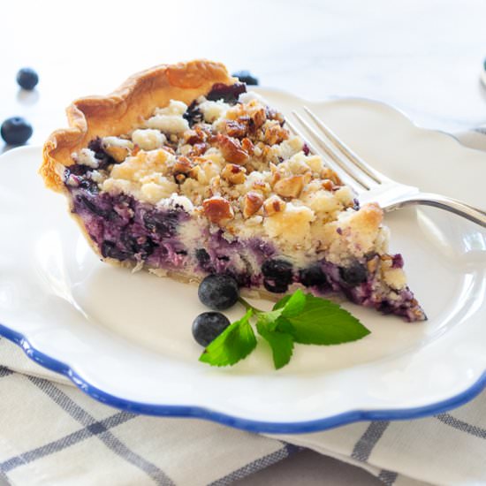 Blueberry Cream Pie