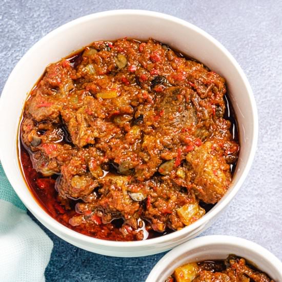 Nigerian Bell Pepper Stew