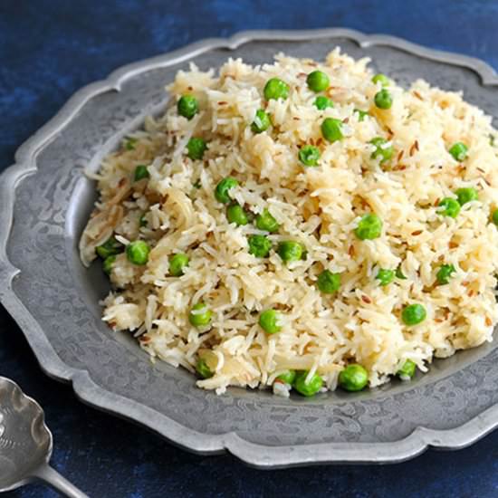 Jeera Matar Pulao