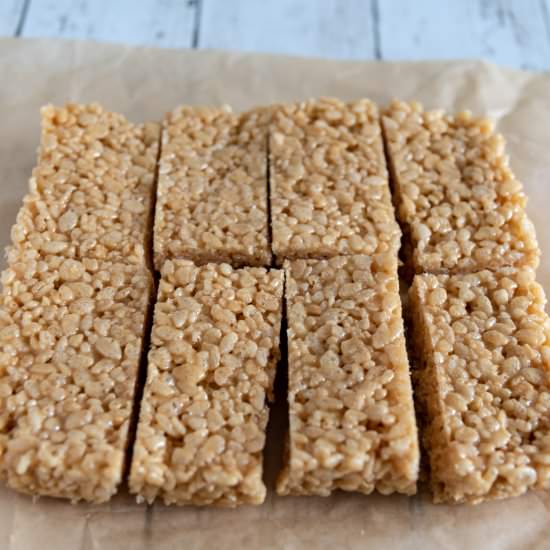 Toffee Rice Krispie Treats