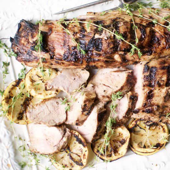 herb grilled pork tenderloin