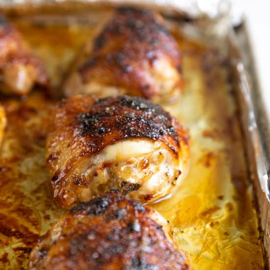 Honey Soy Chicken Thighs