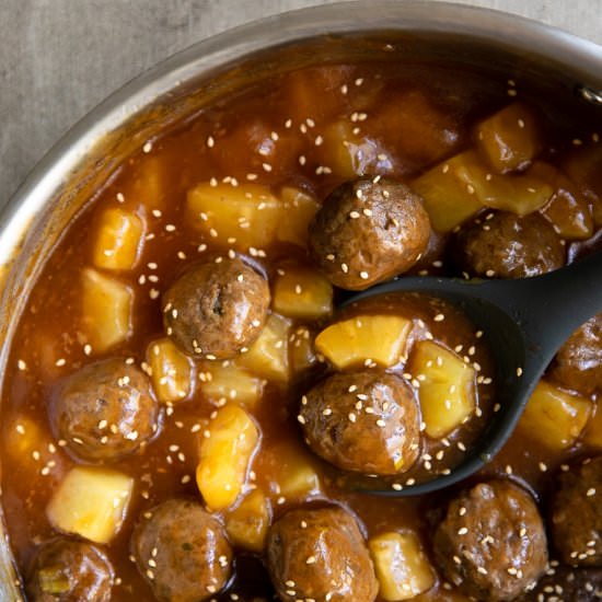 Hawaiian Meatballs