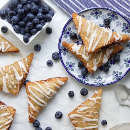 Fried Blueberry Hand Pies