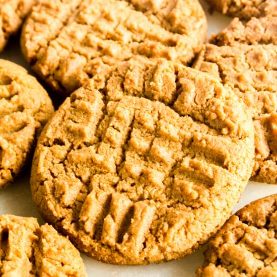 Flourless Peanut Butter Cookies