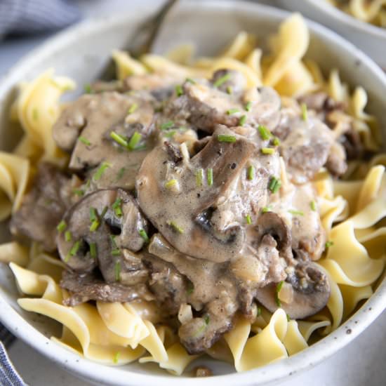 Beef Stroganoff