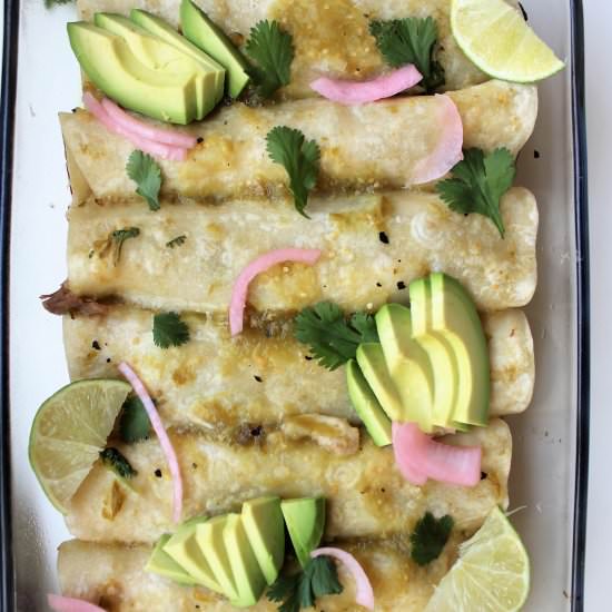 Dairy Free Chicken Enchiladas