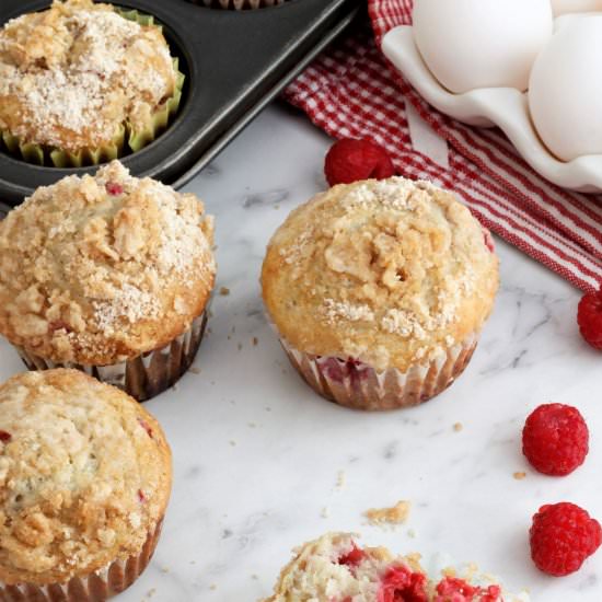 Raspberry Streusel Muffins